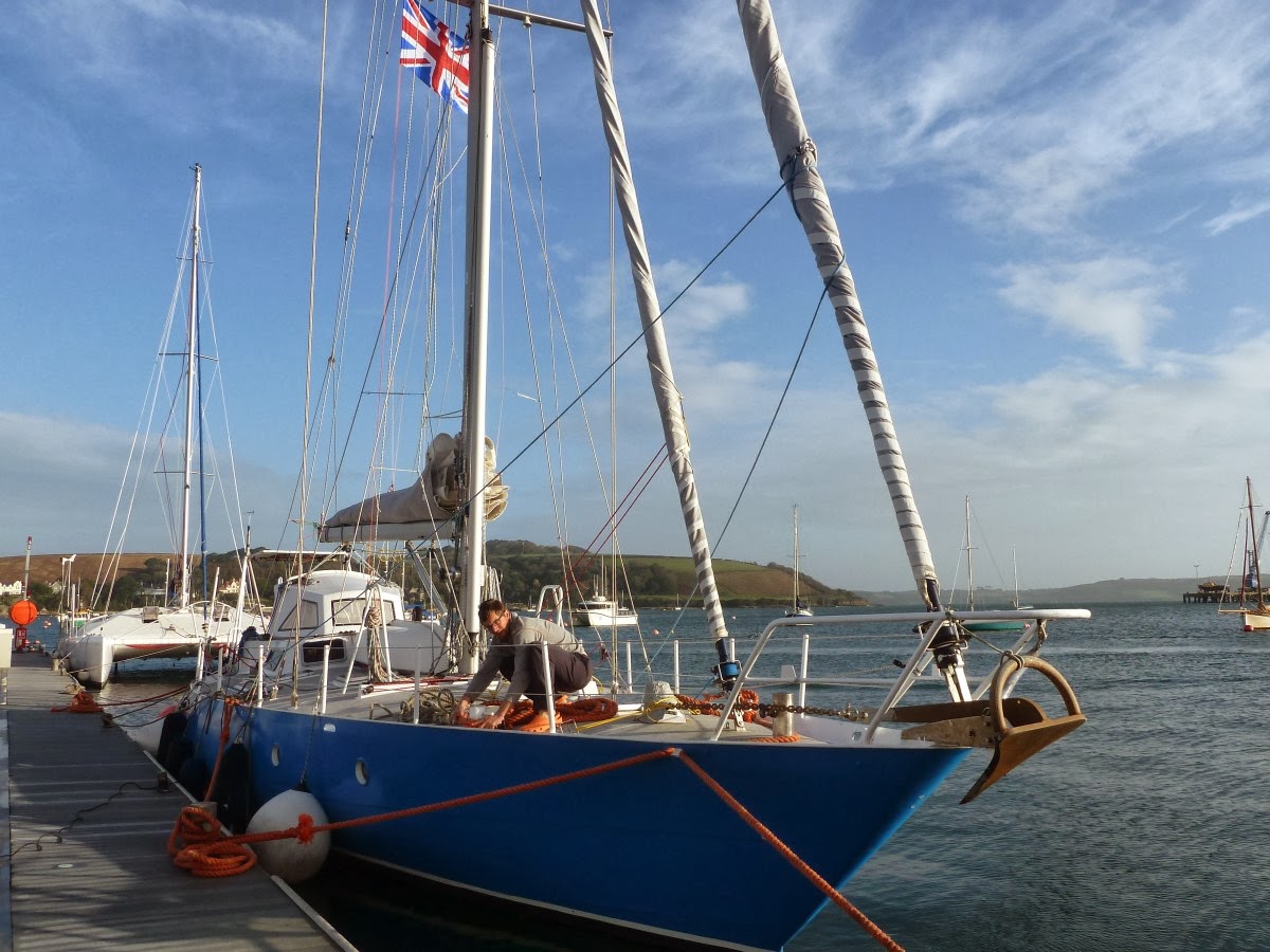 Serious mooring in Falmouth