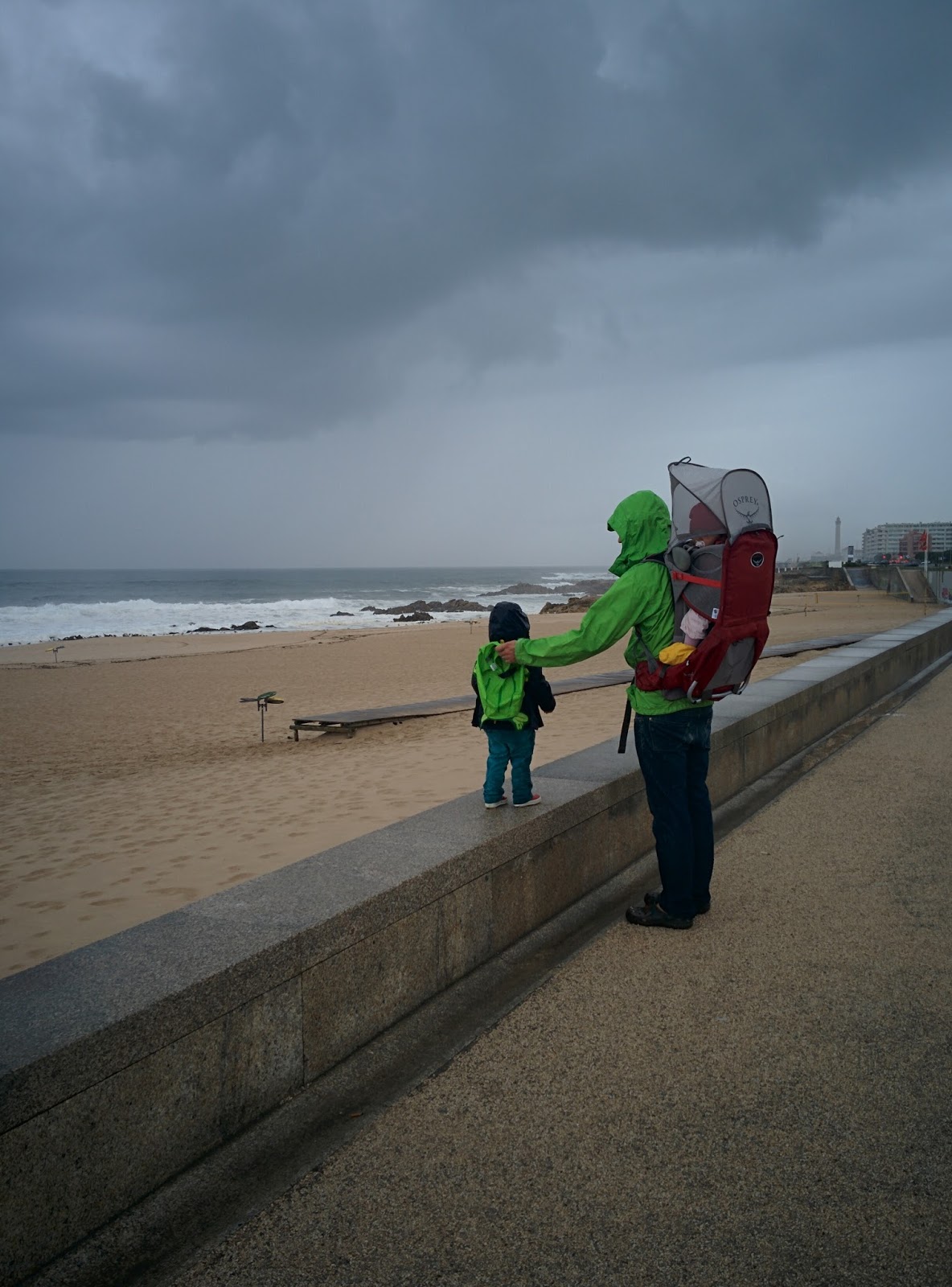 Ballade sur la plage de Leixoes