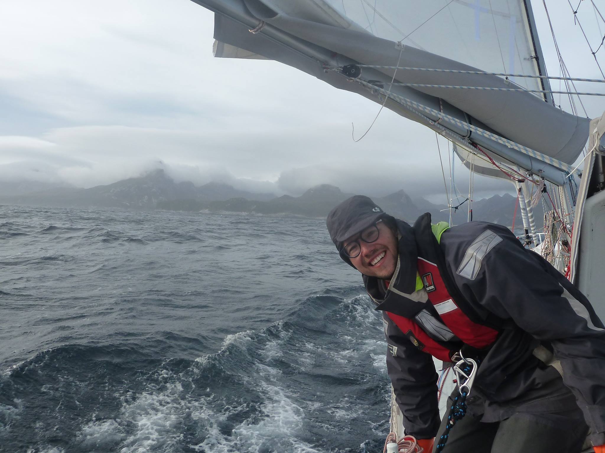 Arrival at Île des États after 2 days at sea