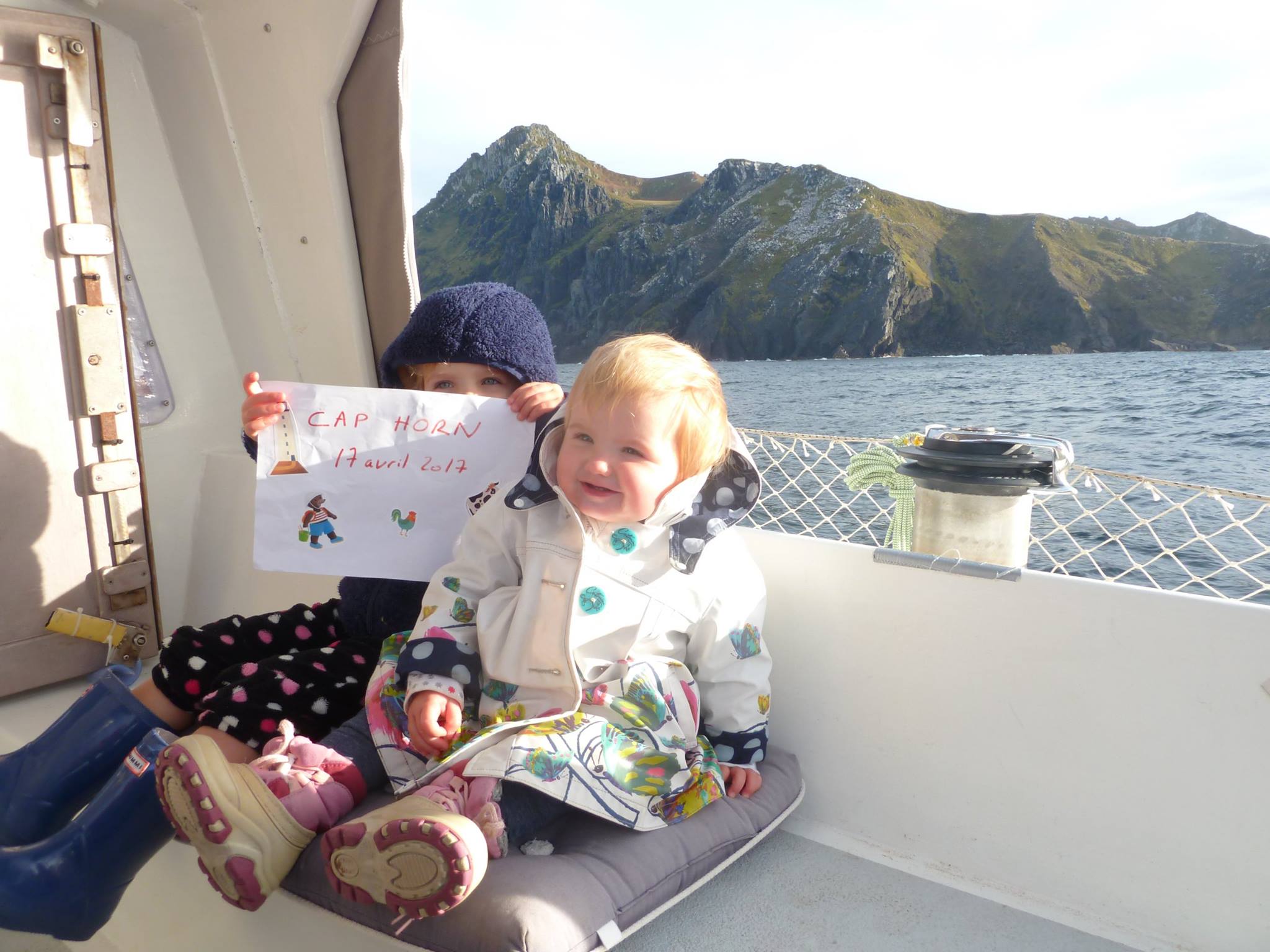 The girls at Cape Horn