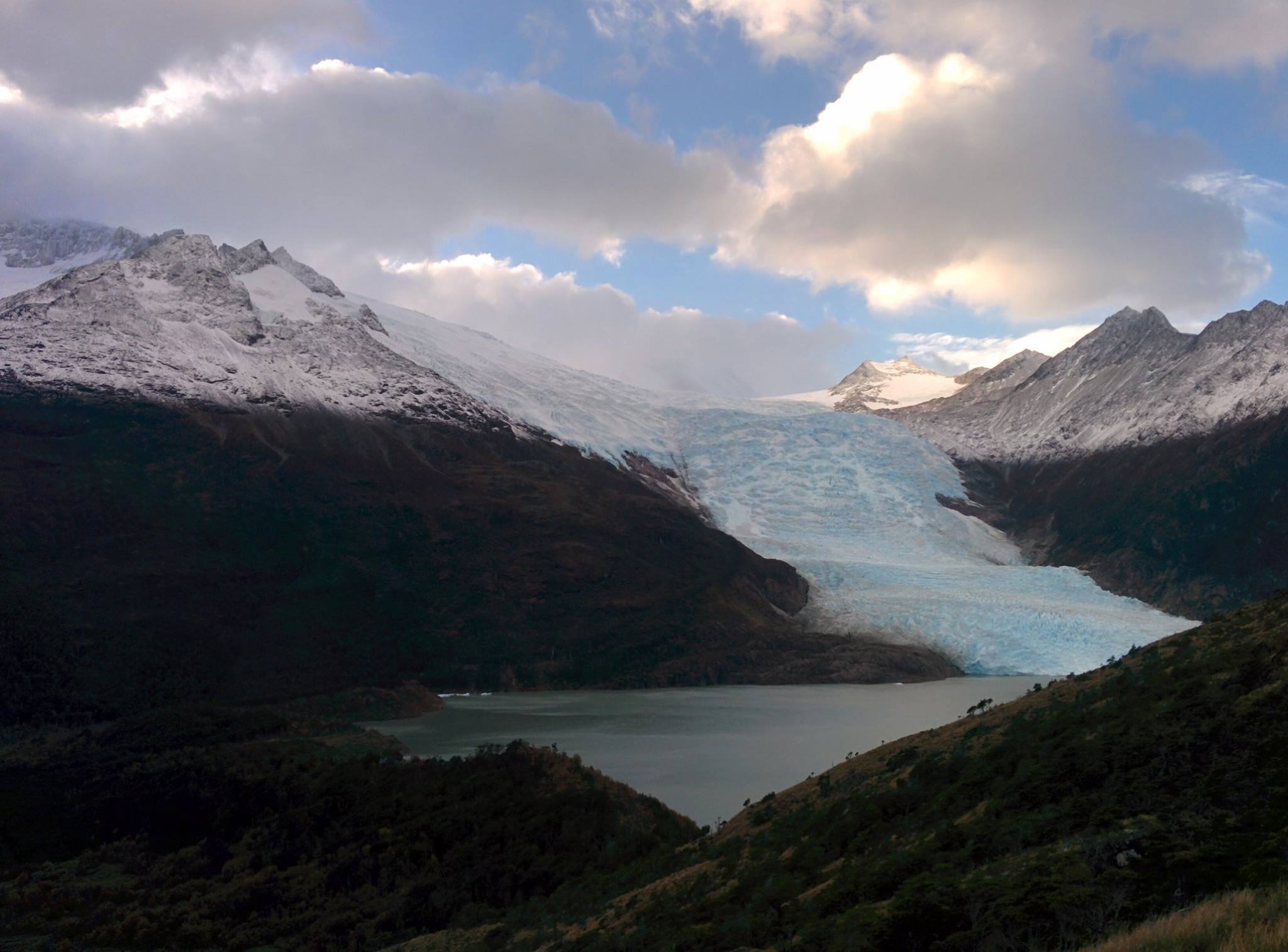 Le glacier Holanda, caleta Olla