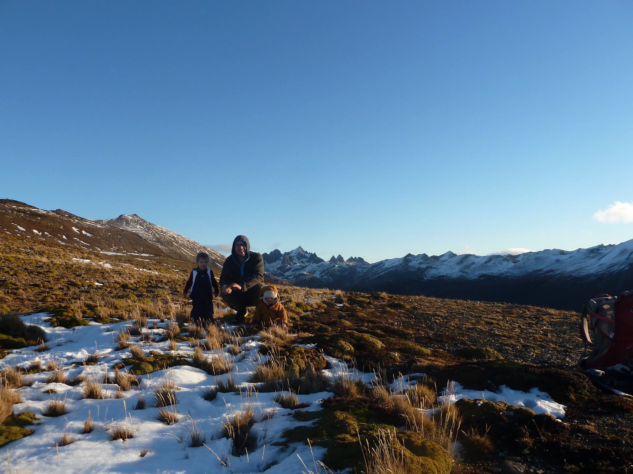 Summit of Cerro Bandera, the Dientes in the background