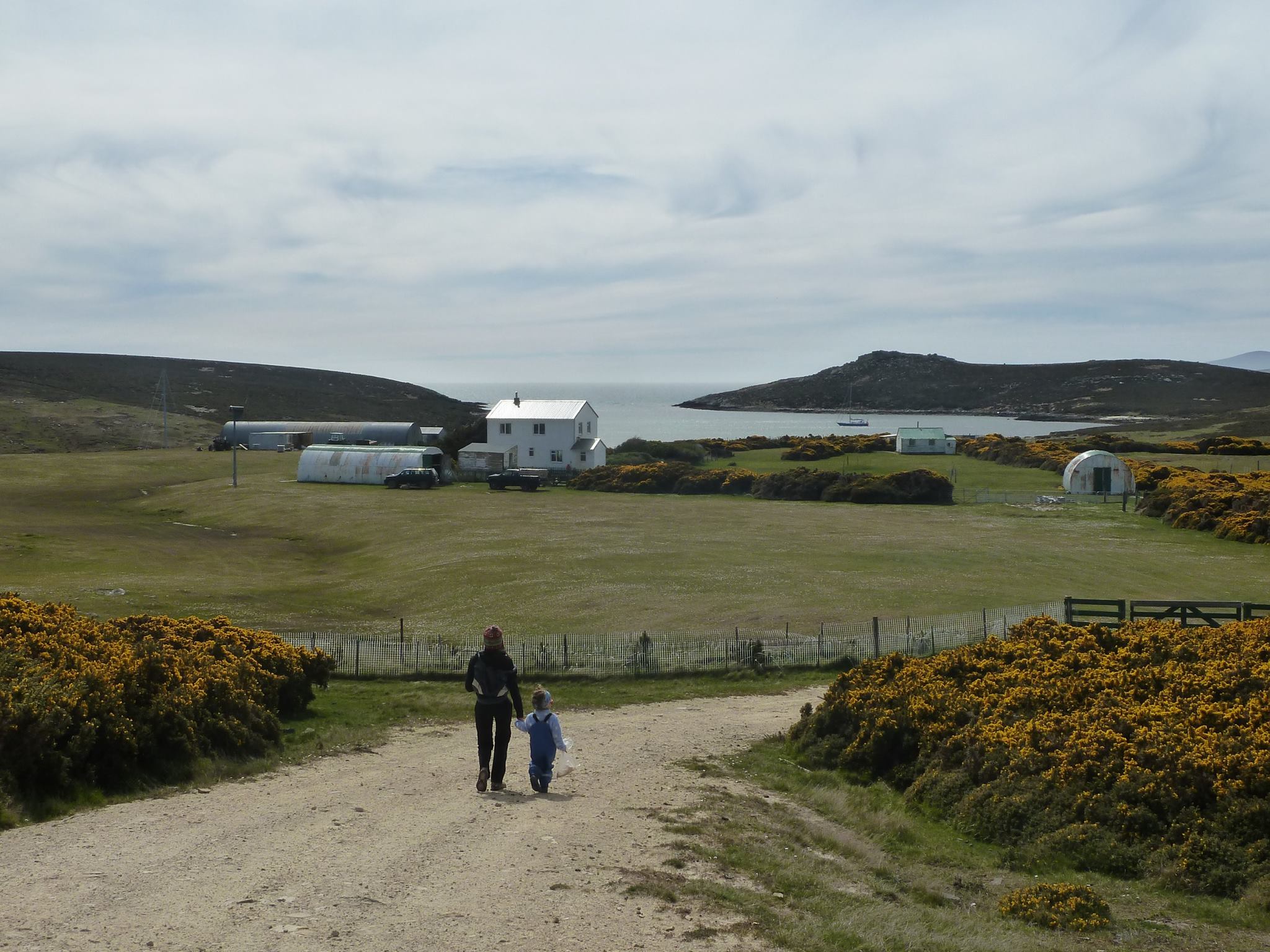 Devant la ferme de Dunbar