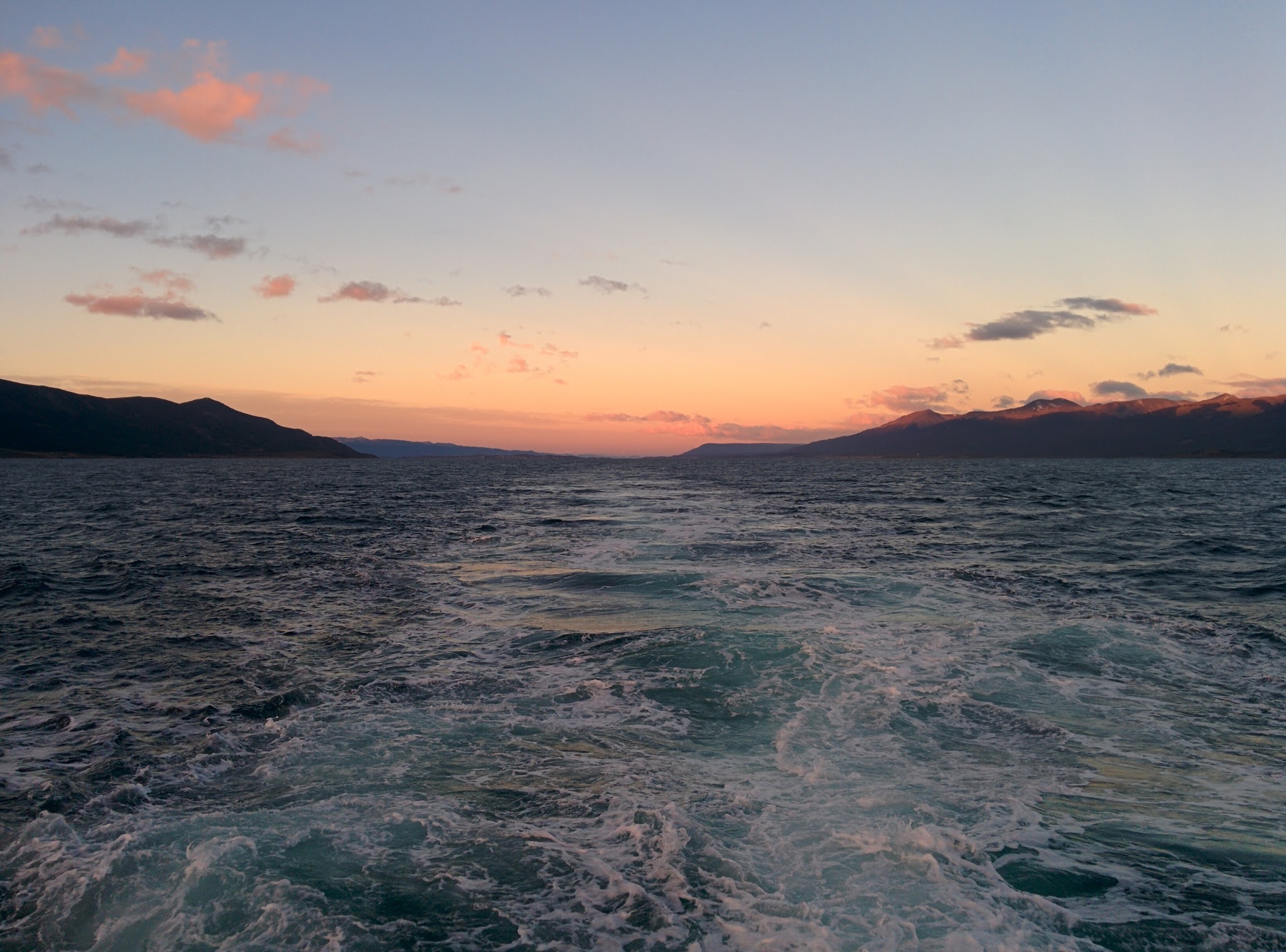 Departure from Puerto Williams
