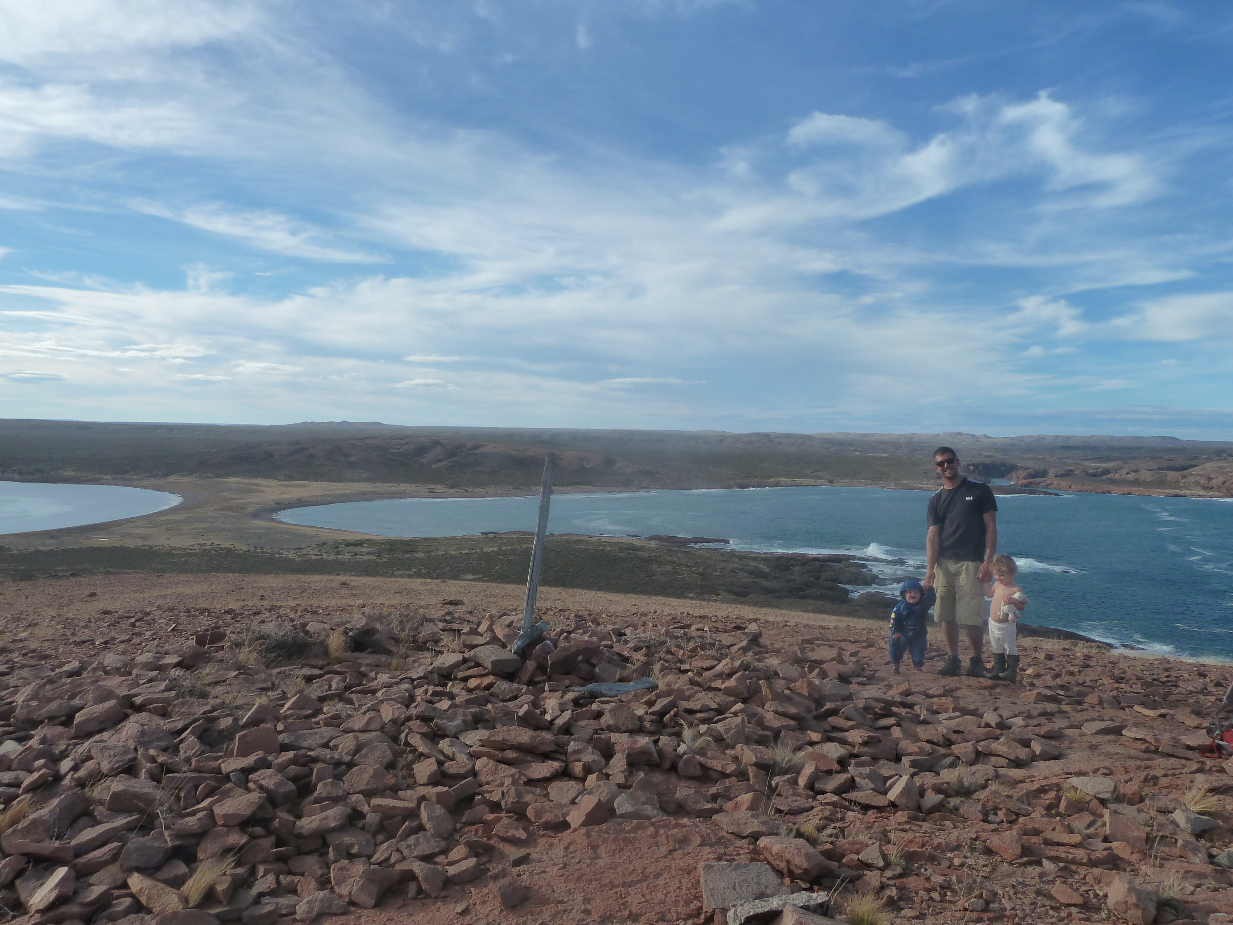 At the very top of the peninsula, you can see Caleta Horno on the right in the photo