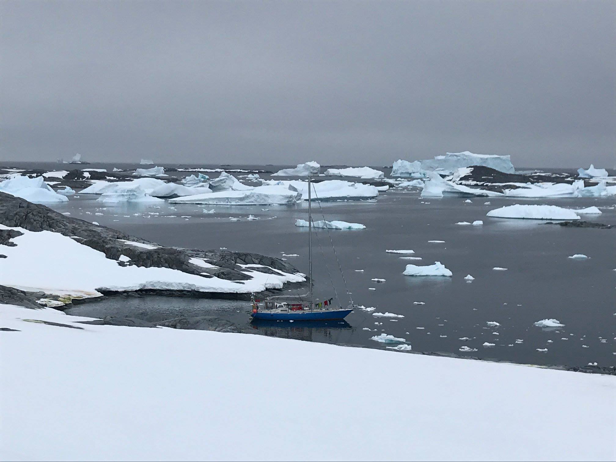 Anchored at Vedel Islands