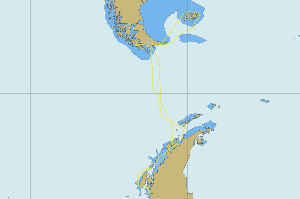 Quick recap of last season in numbers:
Effective sailing from September 20 to April 1, 2018.
3730 GPS miles:
- 880 miles circumnavigating the Falklands
- 2600 miles Puerto Williams – Red Rock Ridge – Puerto Williams
- 250 miles around Gordon Island in the Patagonian channels

Falklands: 4 different anchorages, 6 weeks on site 

Gordon circumnavigation: 9 different anchorages in 15 days

Some data about our sailing in the Antarctic Peninsula:
28 different anchorages over 90 days averaging about 3 days per anchorage
2600 miles in 92 days, from February 7 to March 9: average of 28 miles per day.
24kg of gas used in 3 months
260 engine hours meaning 780 liters of diesel used for the engine
The stove ran 24/7 except when under engine, the radiators are heated by an exchanger with the engine cooling circuit, consuming 100 liters per month totaling 300 liters of diesel.
We returned with 500 liters of diesel
We had planned 4 good months of food with plenty of margin for contingencies, for example 45kg of bread flour (we made a 1kg loaf every 3 days), 20kg of pasta, 15kg of rice... We returned with 1 good month's worth left...

Back in France we're preparing for next season, to be continued...