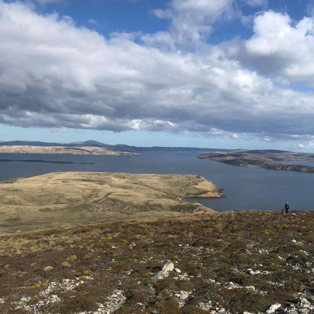 Au sommet de Fanning Head