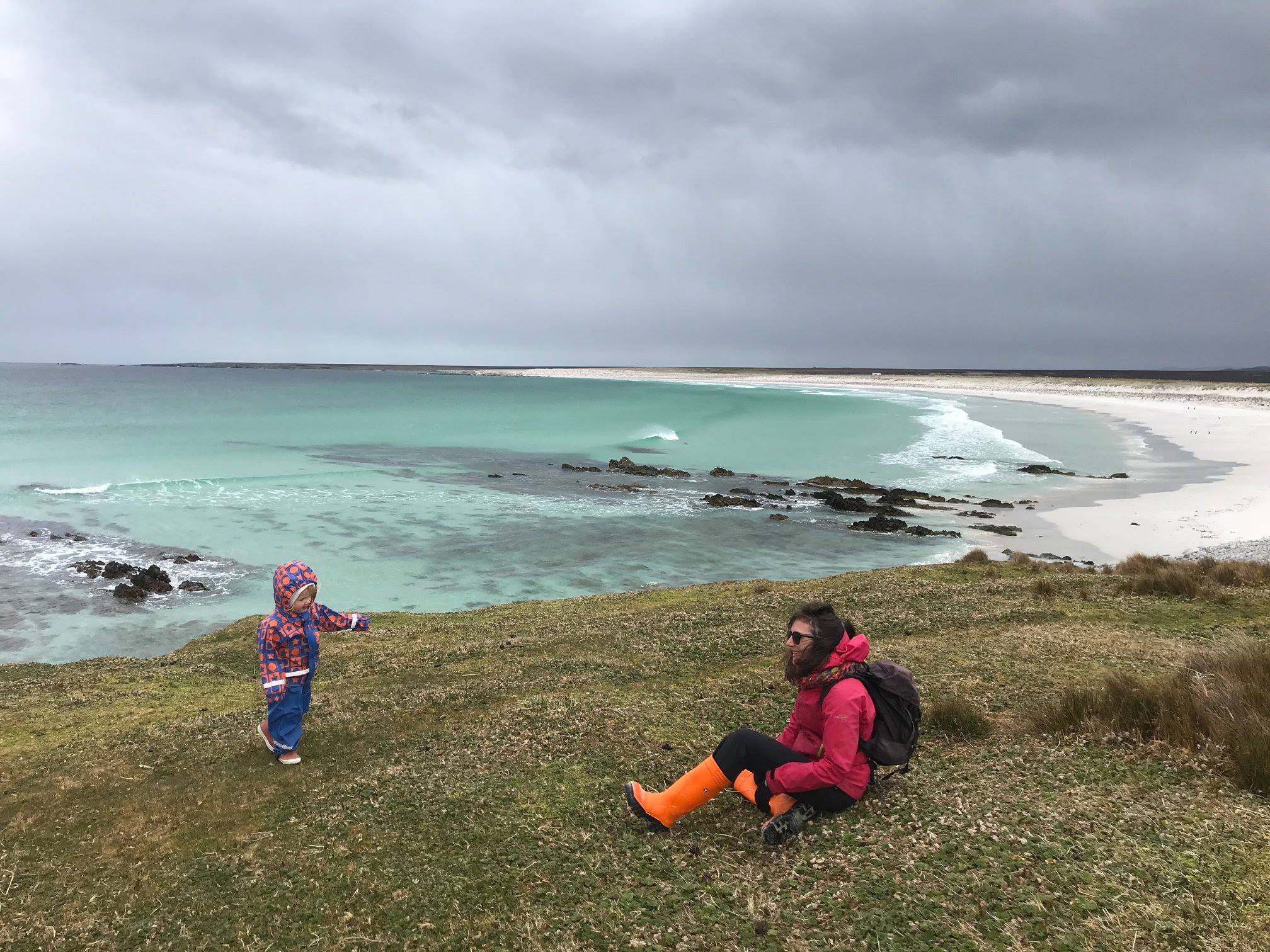 La plage de Volunteer