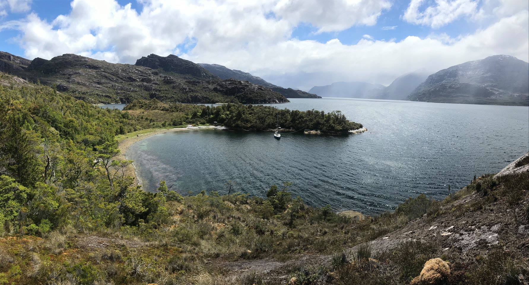 Caleta Lucrecia in the Grapper Channel