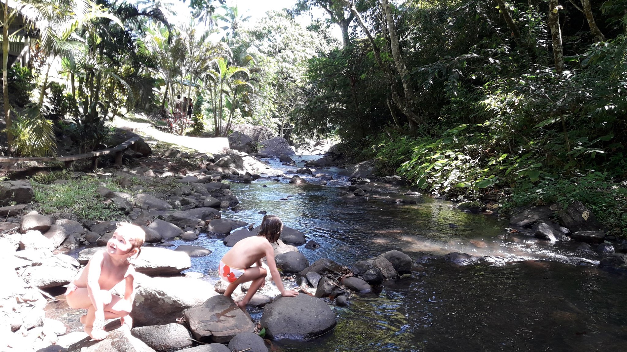 Jeux dans l'eau