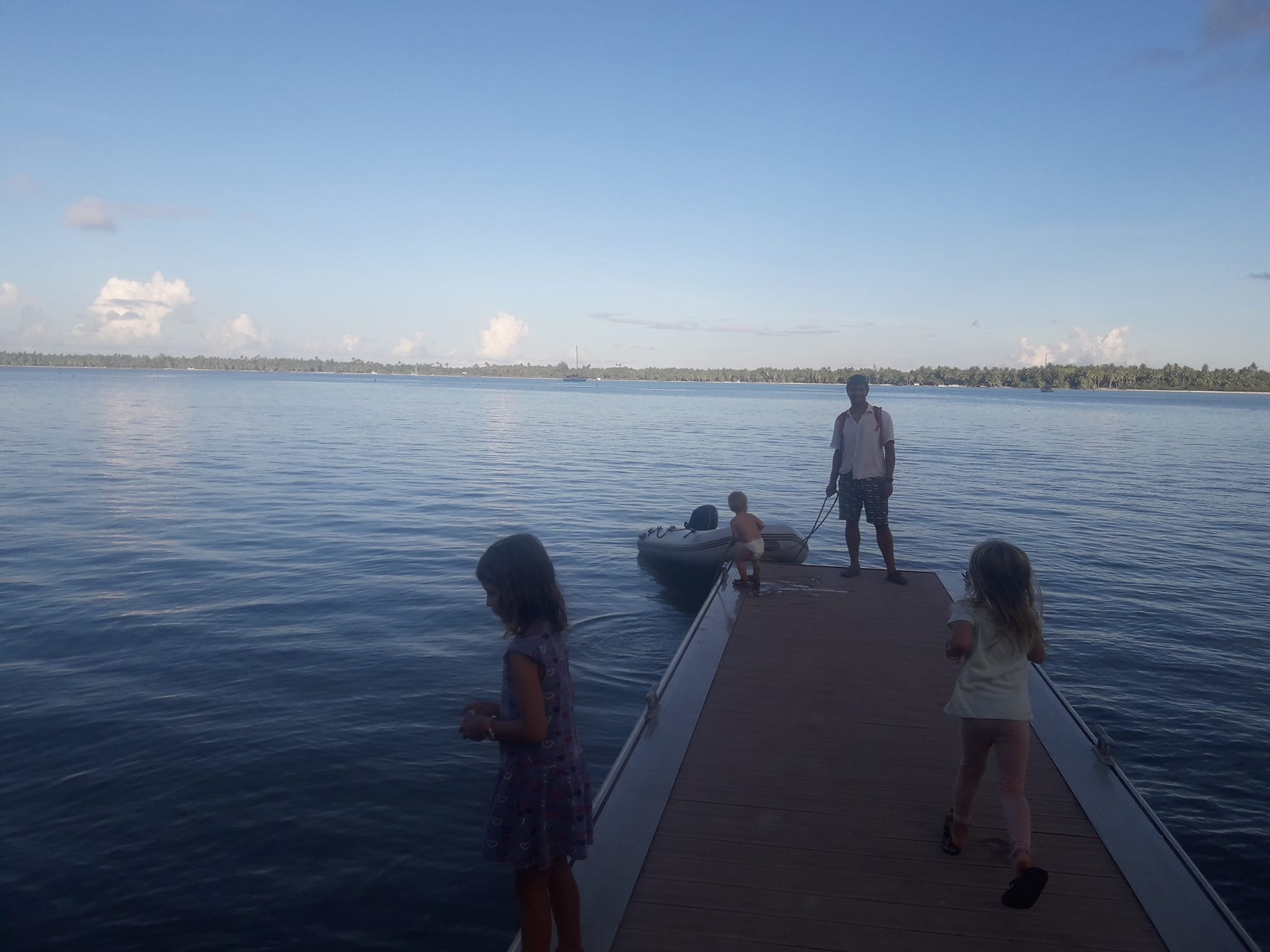 Devant le mouillage,  Maupiti