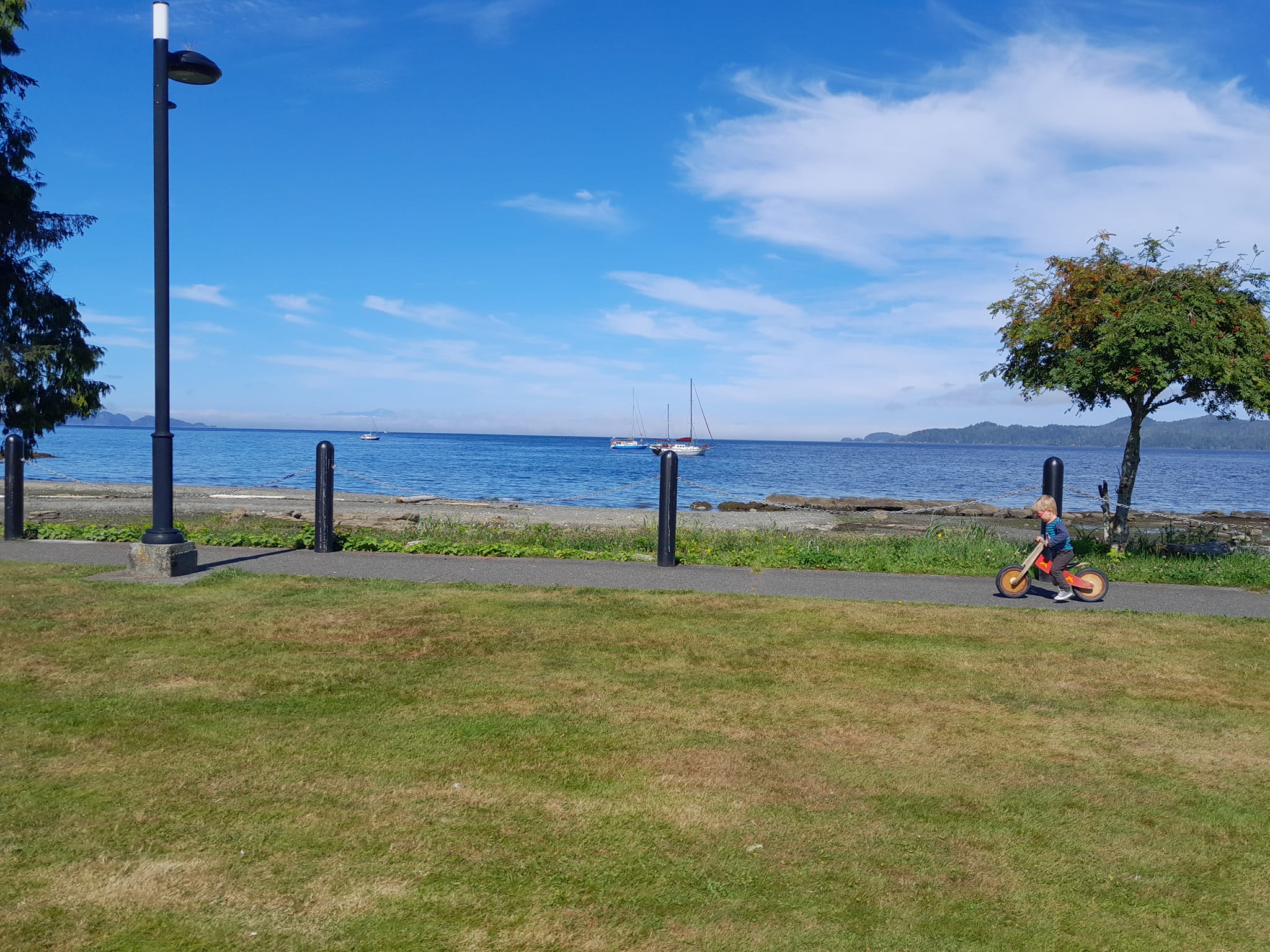 Anchorage at Port Hardy, Vancouver Island