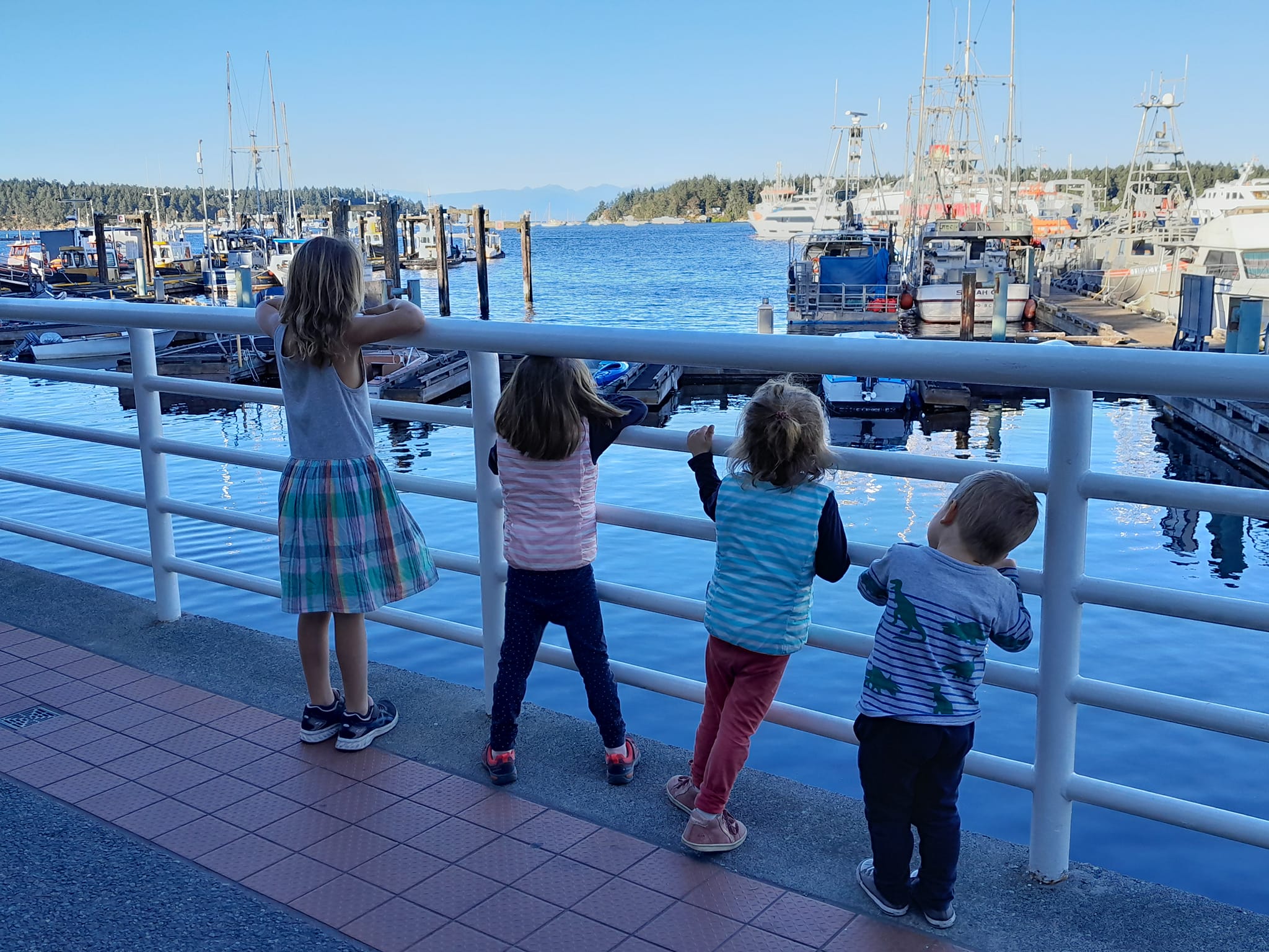 Waterfront with the friends from the sailboat Josephine in Nanaimo