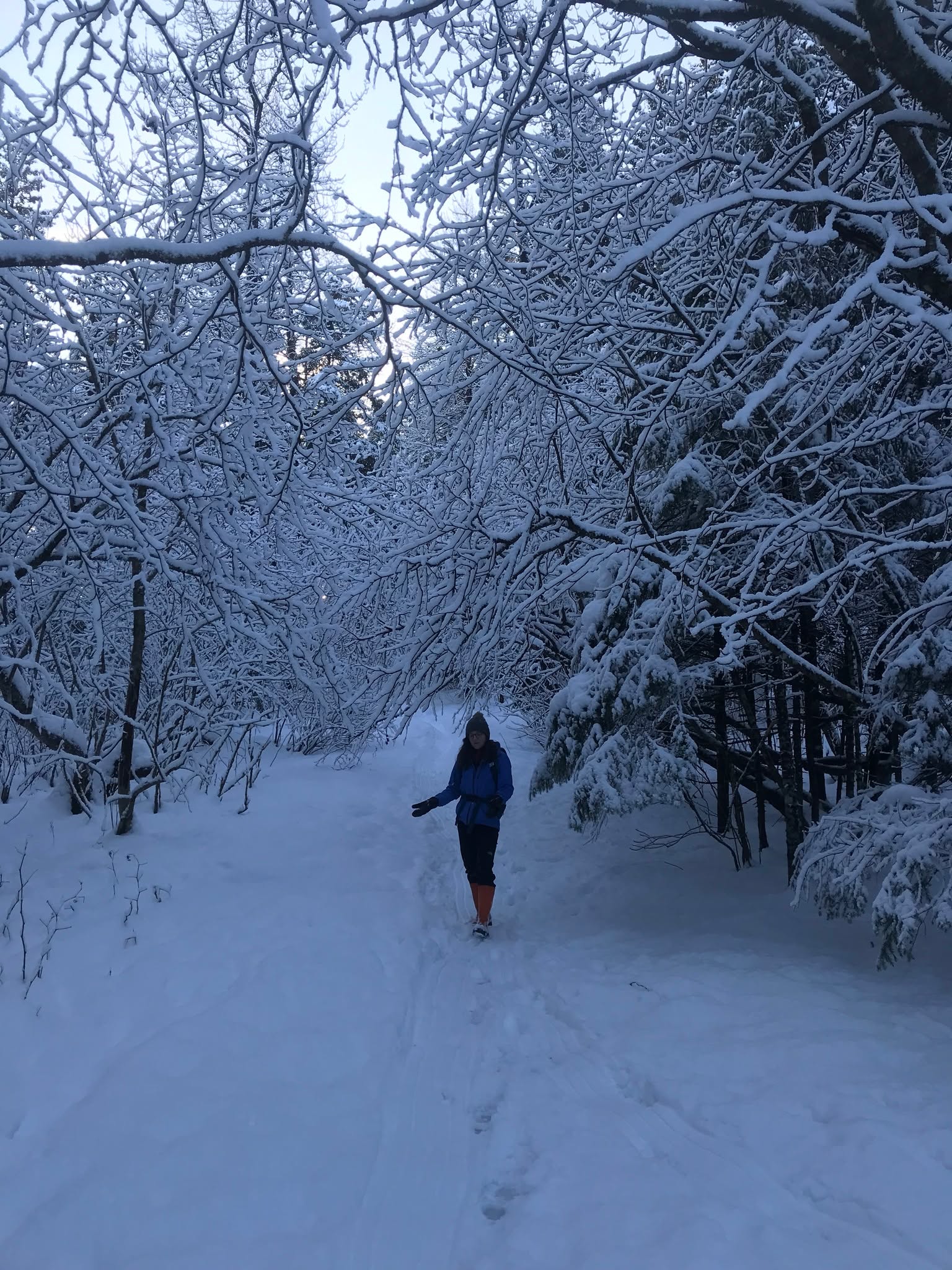 Two lakes trail