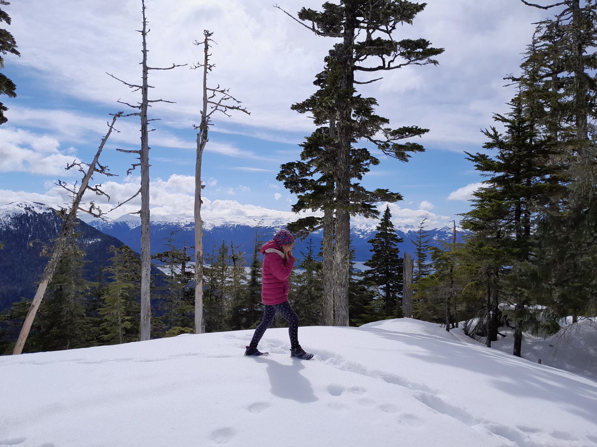 Diane on the ridge of Gavan Hill Trail