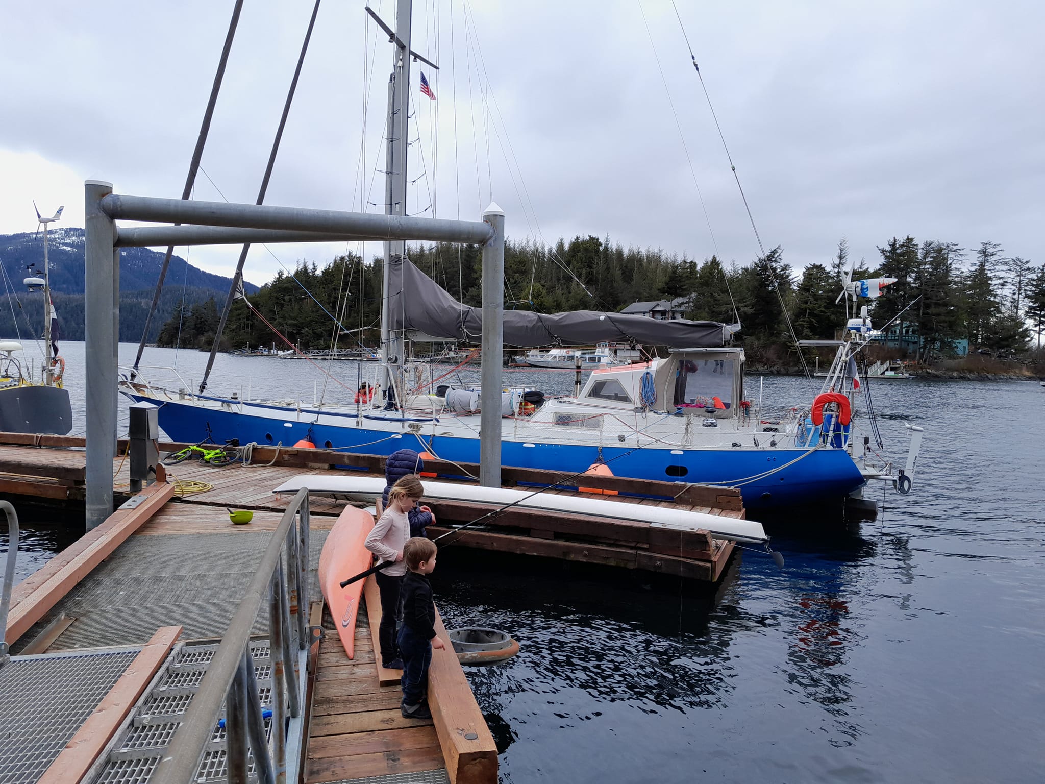 Herring fishing, Thimbleberry Bay