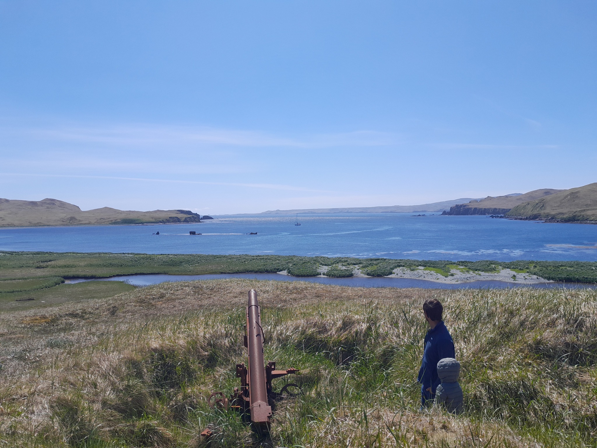 Cannon, Gertrude Harbor , Kiska