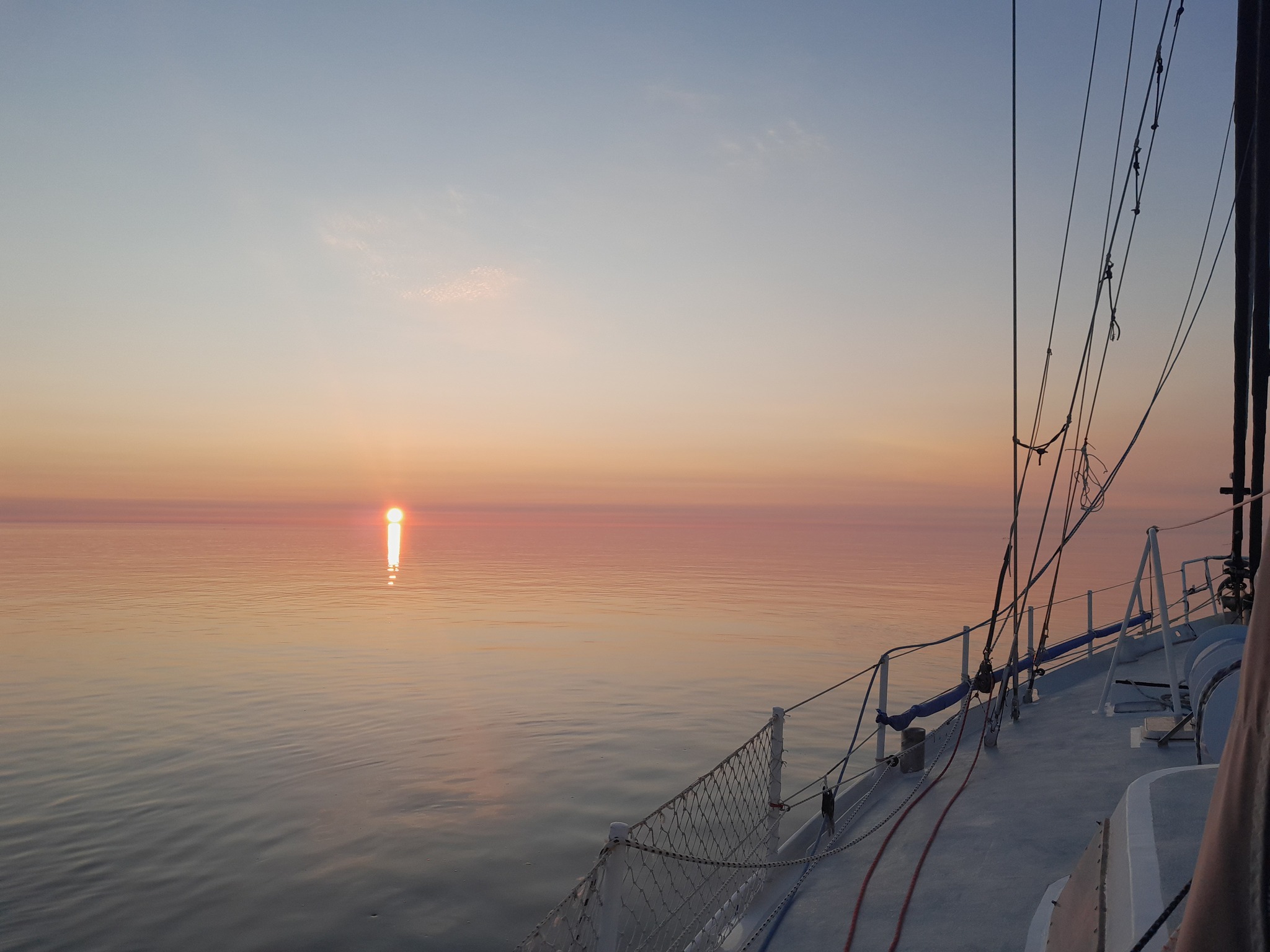 Sunset in the Bering Strait