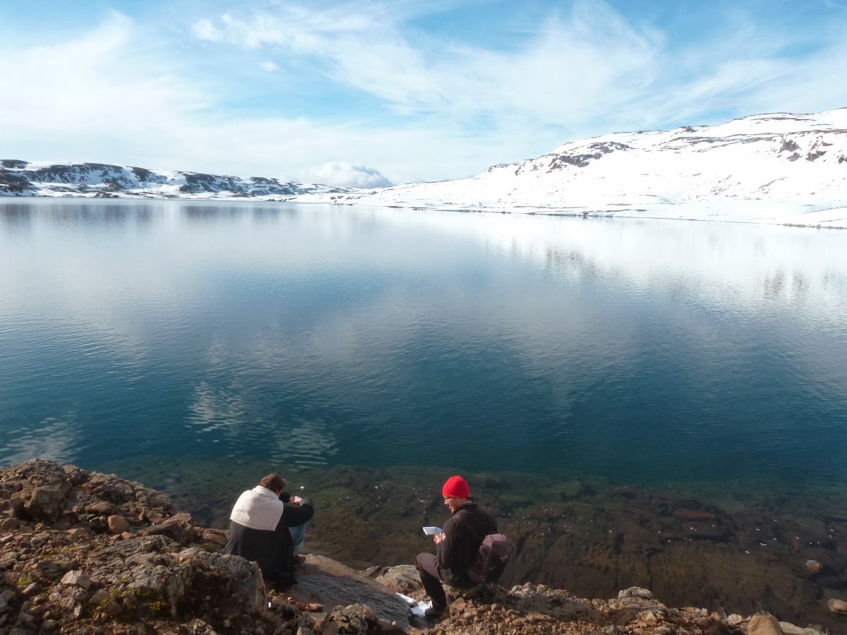 Enfin, le lac!