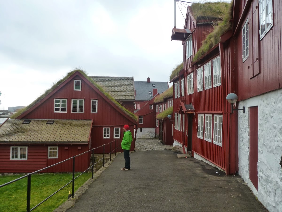 Péninsule de Tinganes, Torshavn, devant la résidence offcielle du 1er ministre!