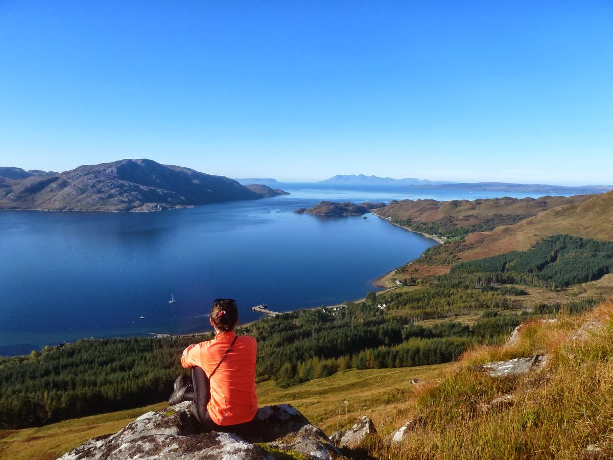 Randonnée sur les hauteurs d'Inverie
