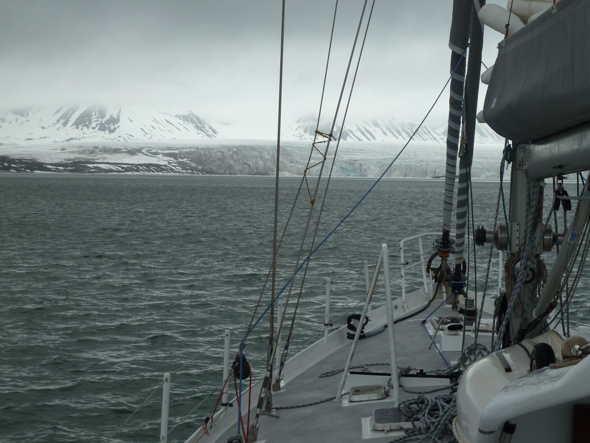 Premier glacier...