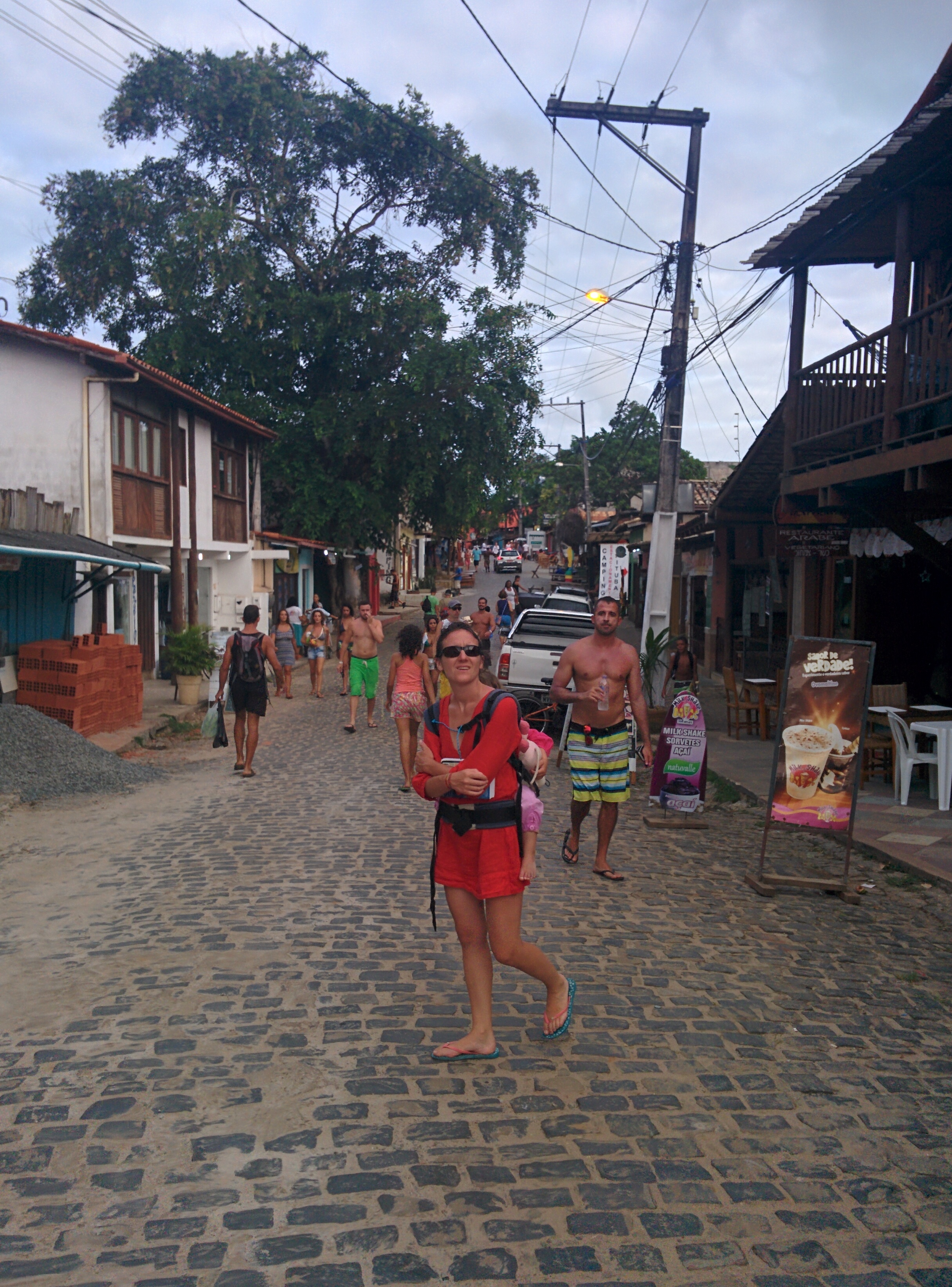 Dans les rues de Morro de Sao Paulo