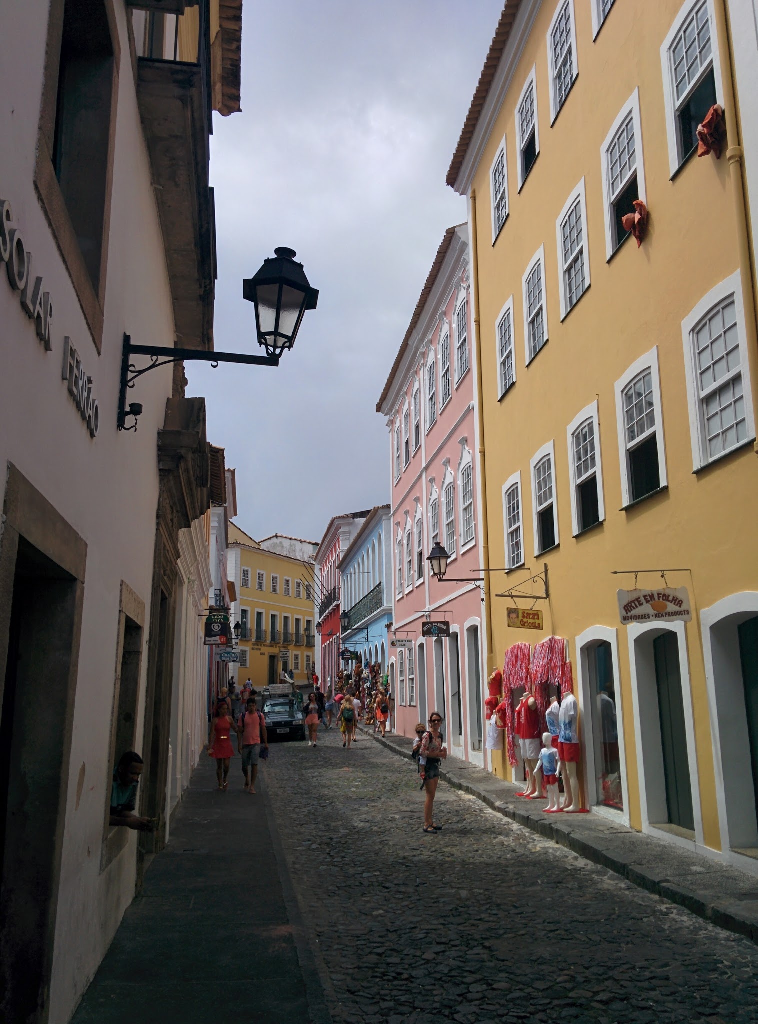 Façades colorées du Pelourinho