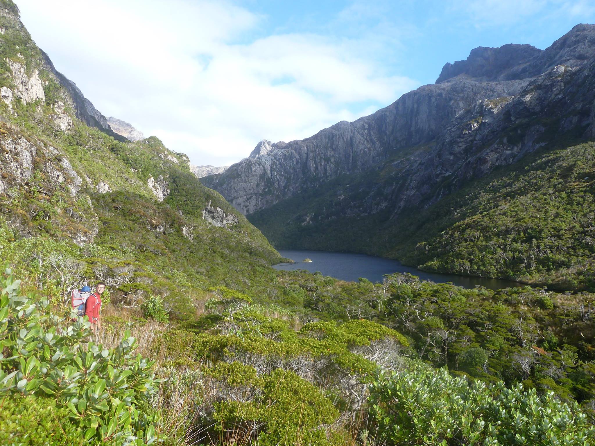 Randonnée cvers le lac