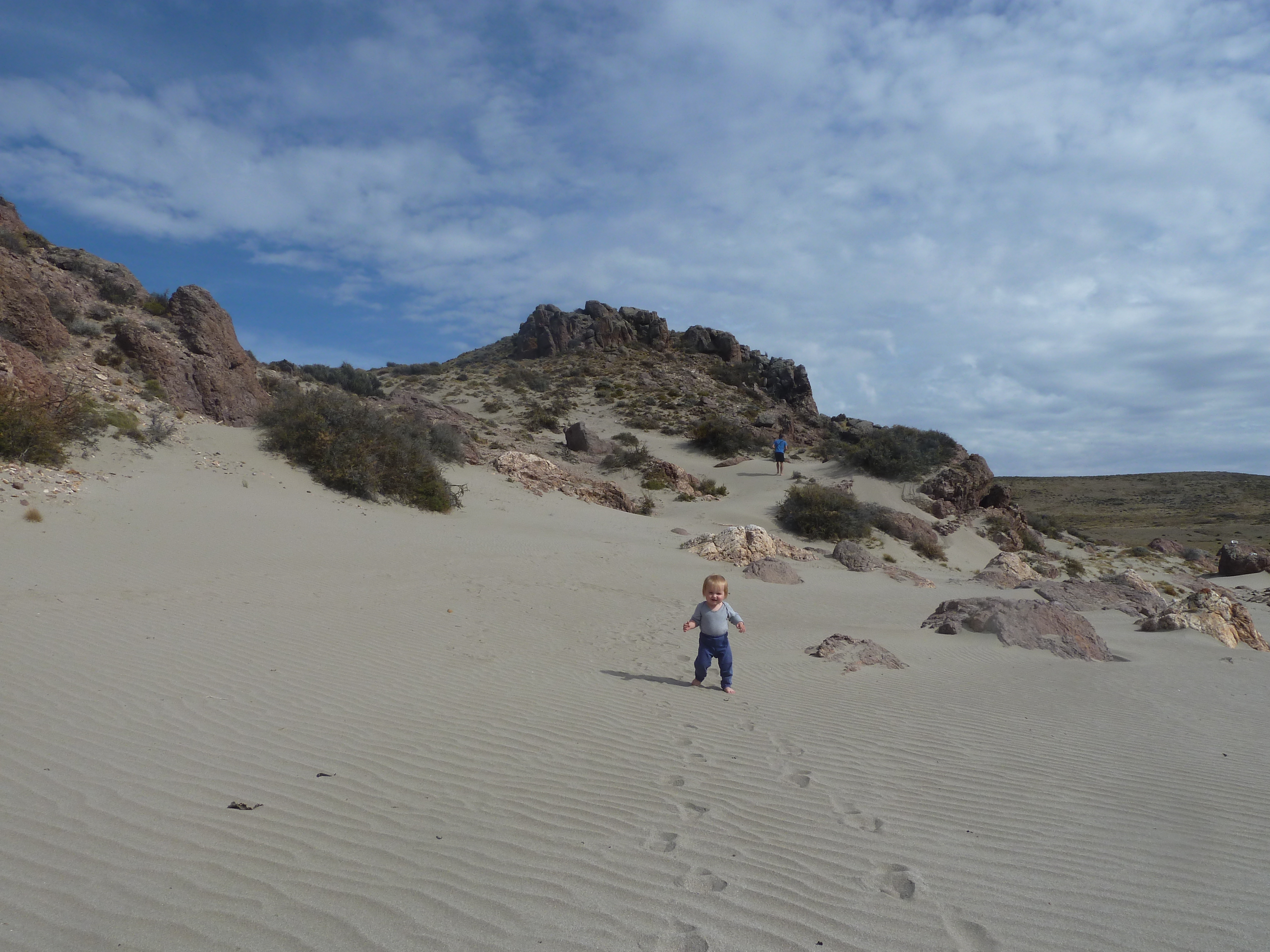 Diane dans le sable