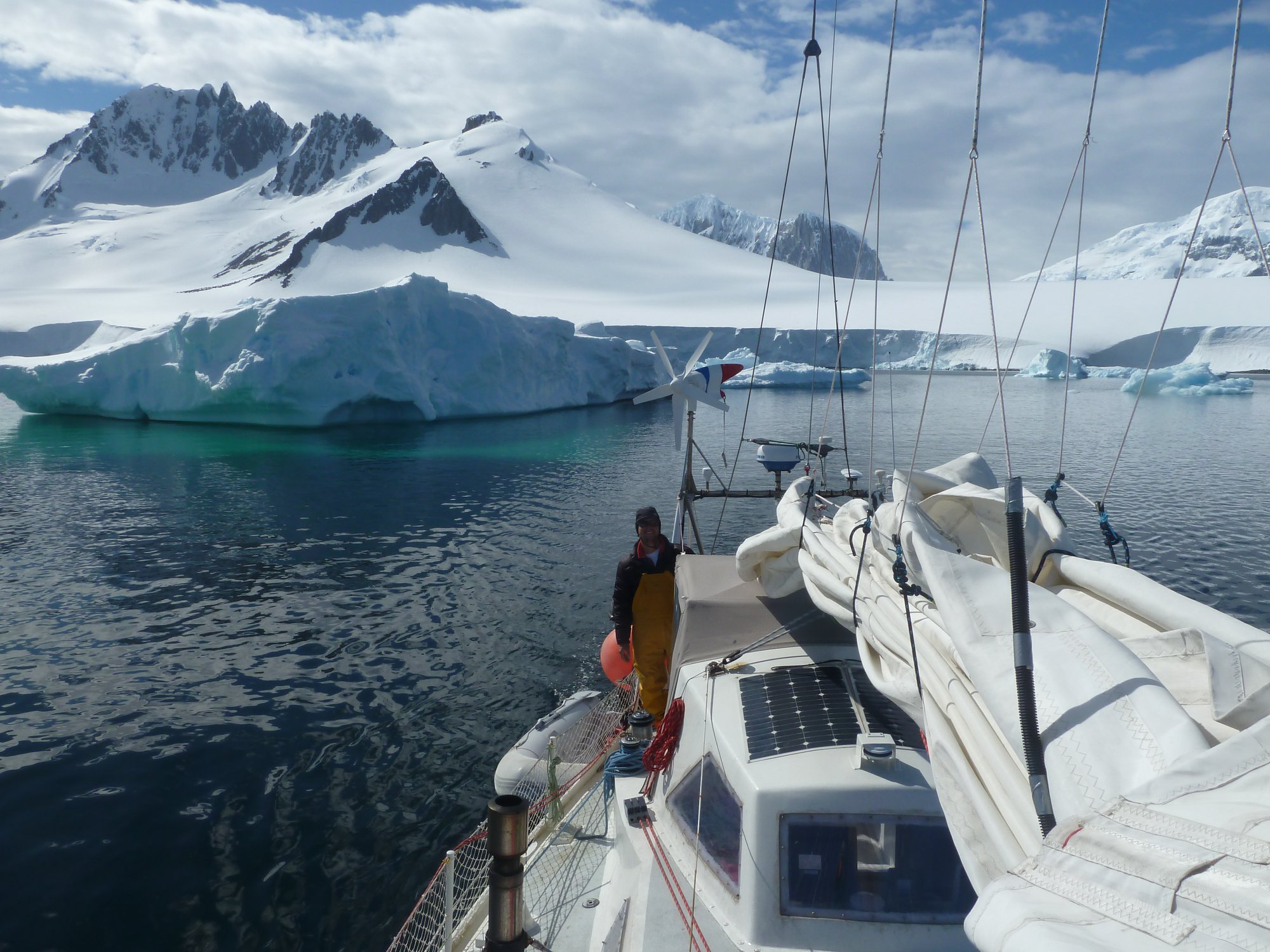 Navigation dans le canal Neumayer