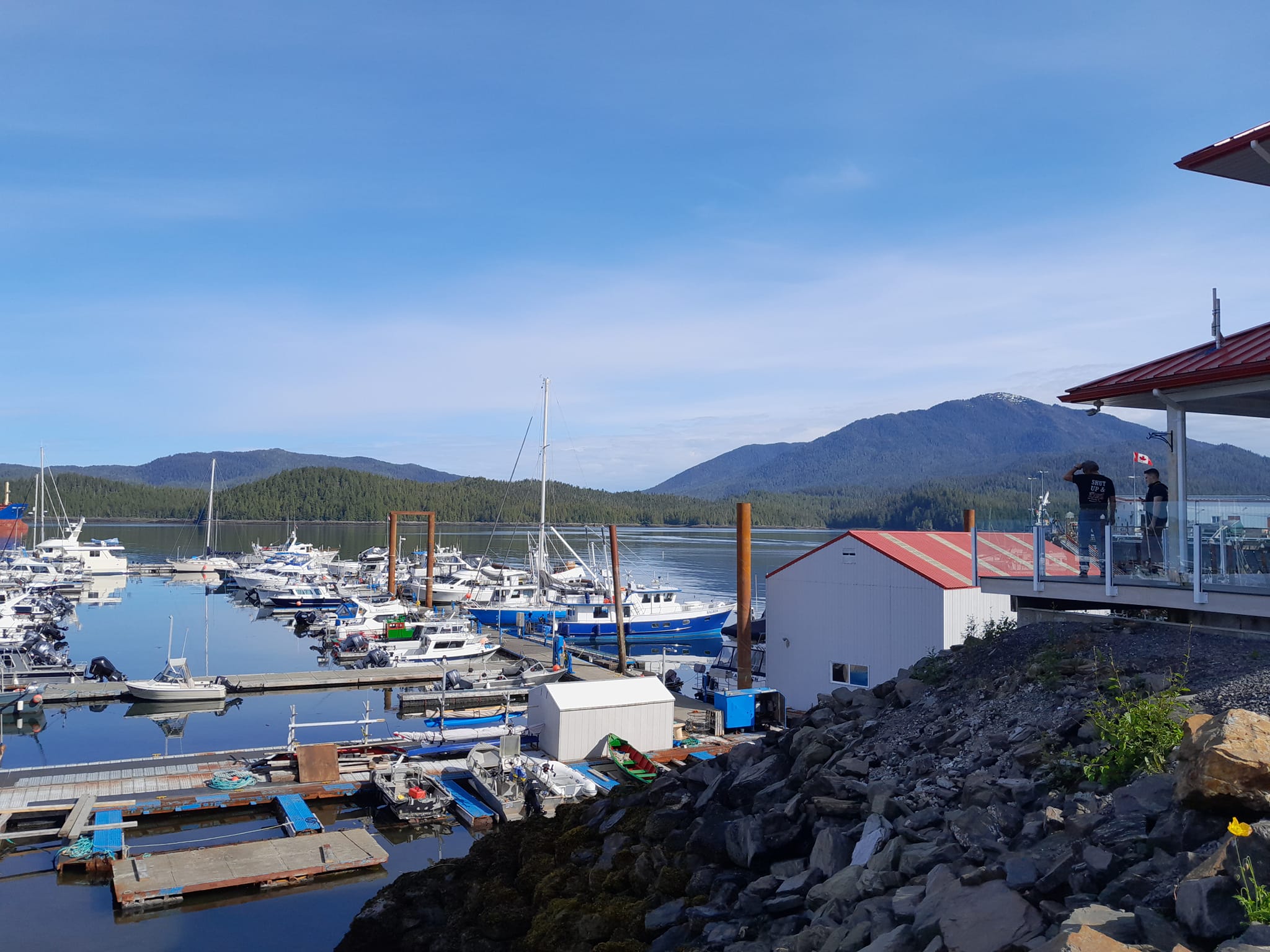Libertaire au Prince Rupert  yacht club