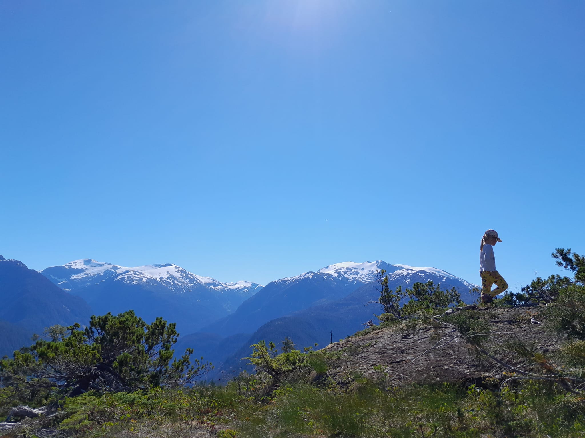 Diane sur les hauteurs de Kynoch