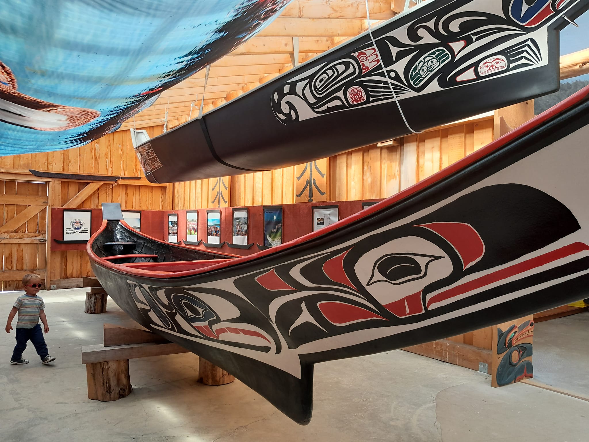 Canoë typique du peuple Heiltsuk