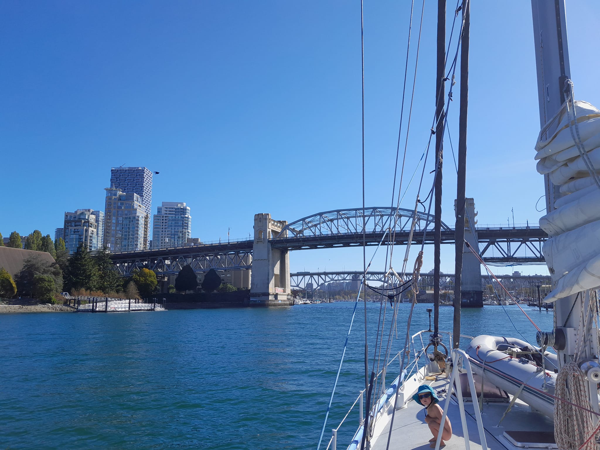 Arrivée à False Creek, Vancouver