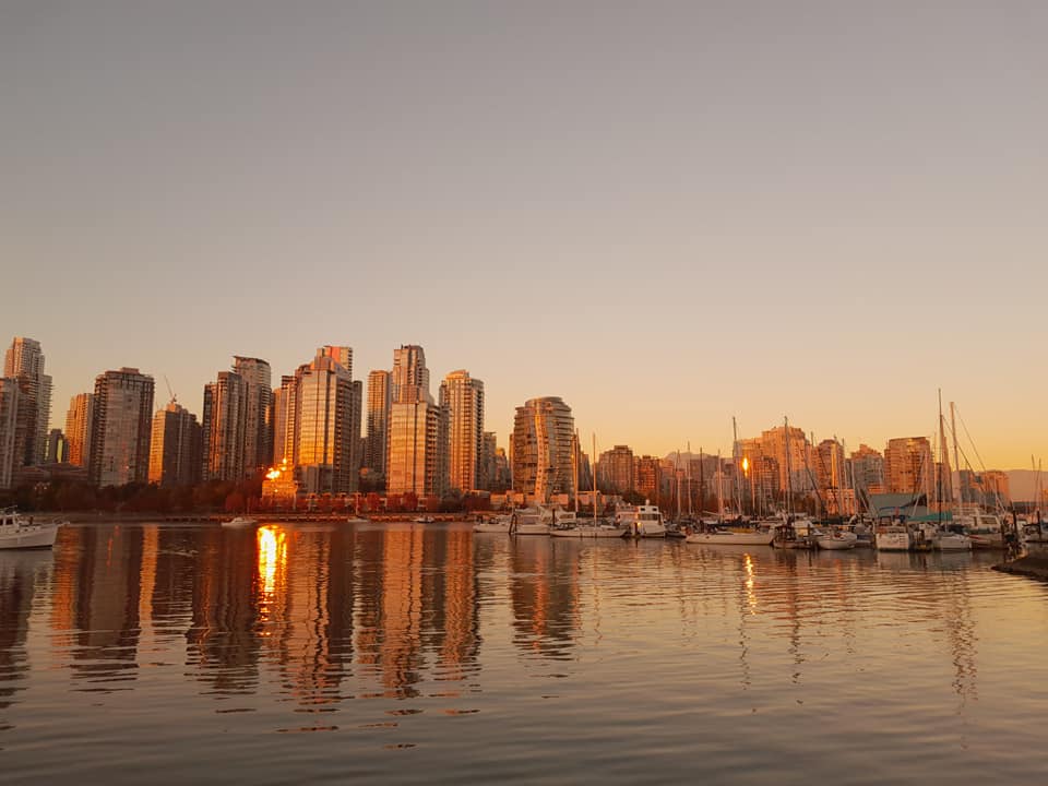 Coucher de soleil à False Creek