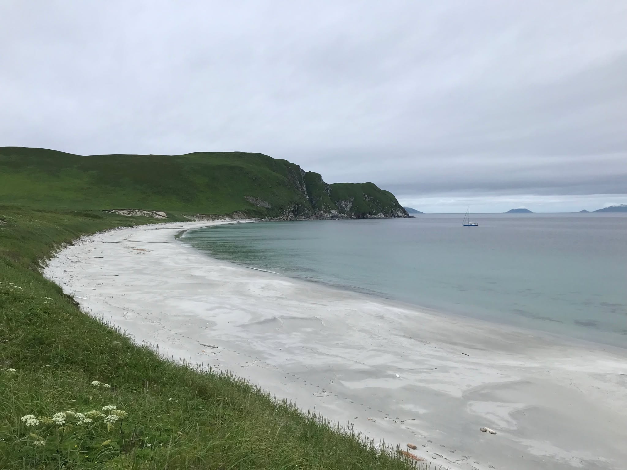La plage, Bird island
