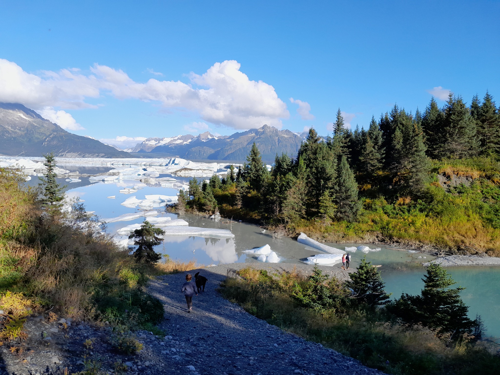 Le Sheridan lake, Sheridan glacier, Cordova