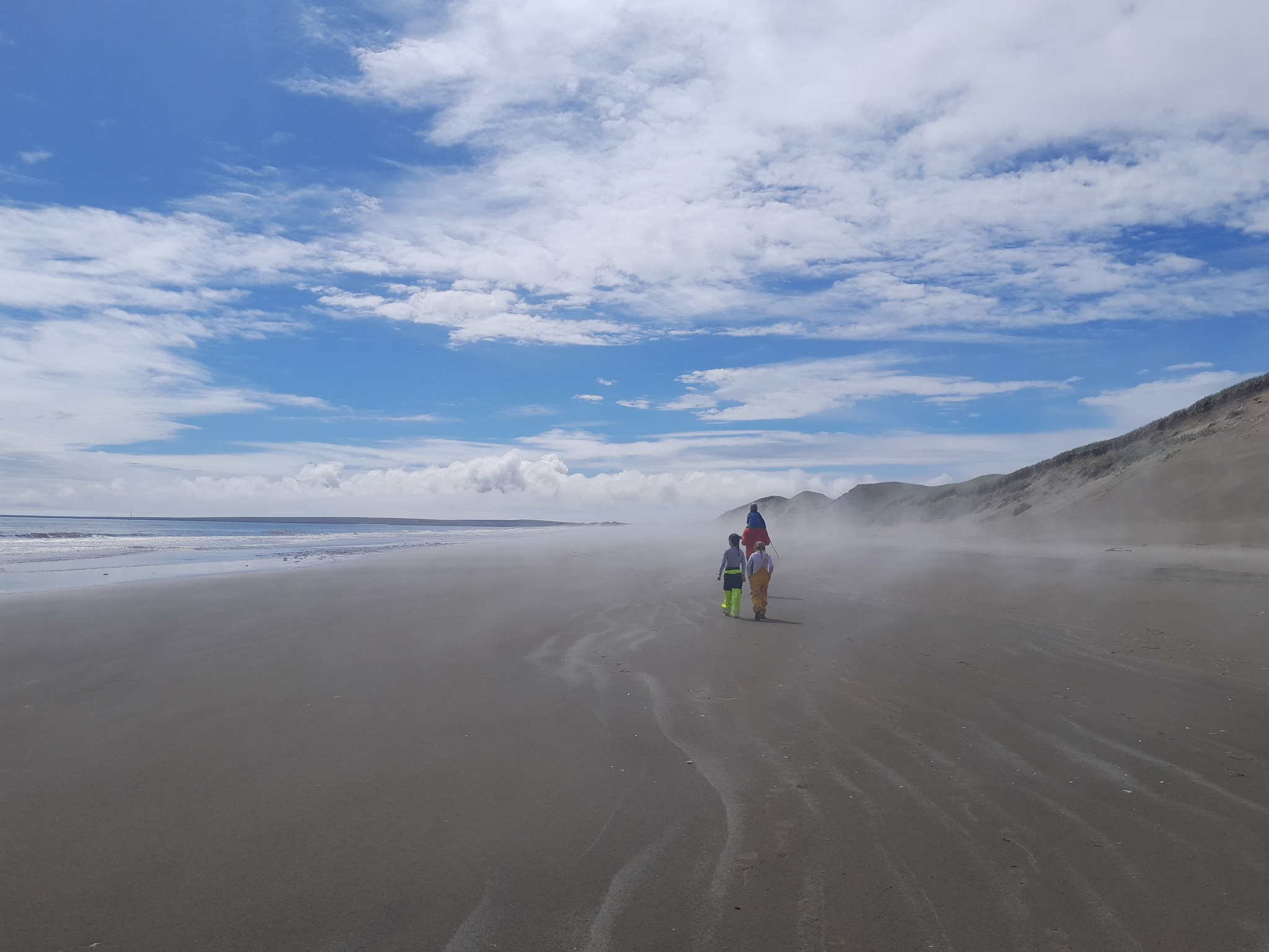 Plage côte Sud de Nunivak, mer de Bering