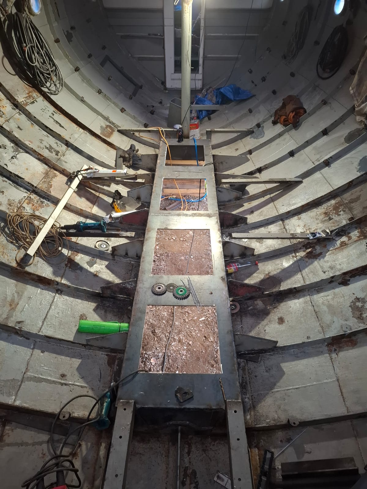 Construction du nouveau puit